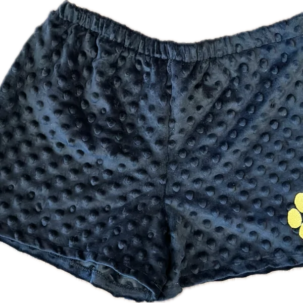 Monogrammed Minky Dot Shorts