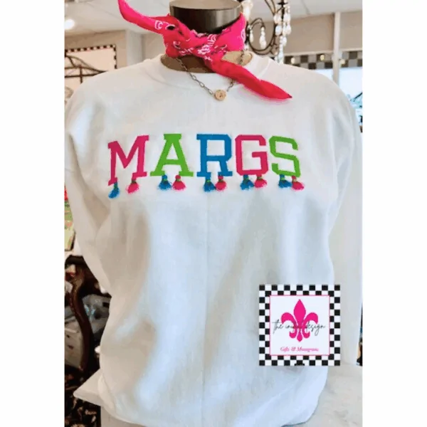 embroidered margs shirt, women's margarita, Margs Sweatshirt, Gift For Margarita Lover, Mama Needs A Margarita, Margarita Shirt, Cinco De Mayo Shirt, Margarita Shirt For Her, embroidered, ultra soft