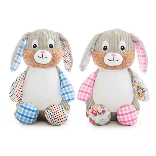 Harlequin Bunny Plushies