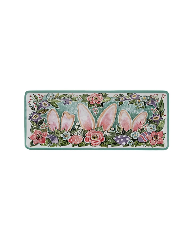 Joy of Easter Rectangular Platter, easter decor, easter gift, spring serving platter