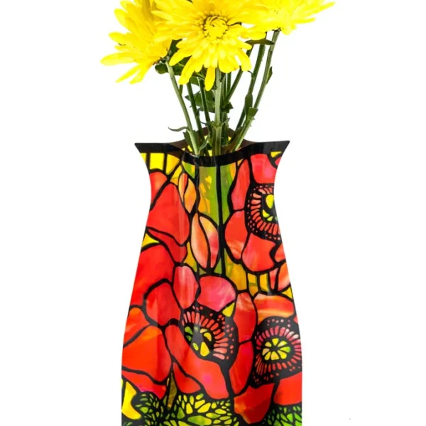 Louis C. Tiffany Poppies Expandable Vase