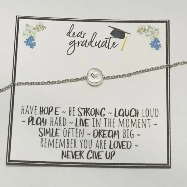 College Graduation silver Necklace