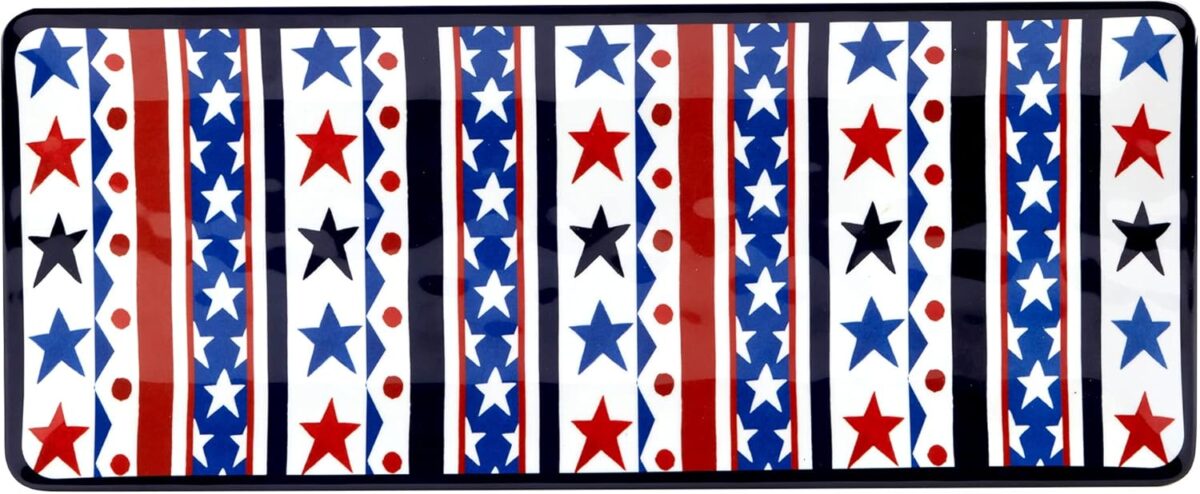 Stars & Stripes Melamine Rectangular Platter