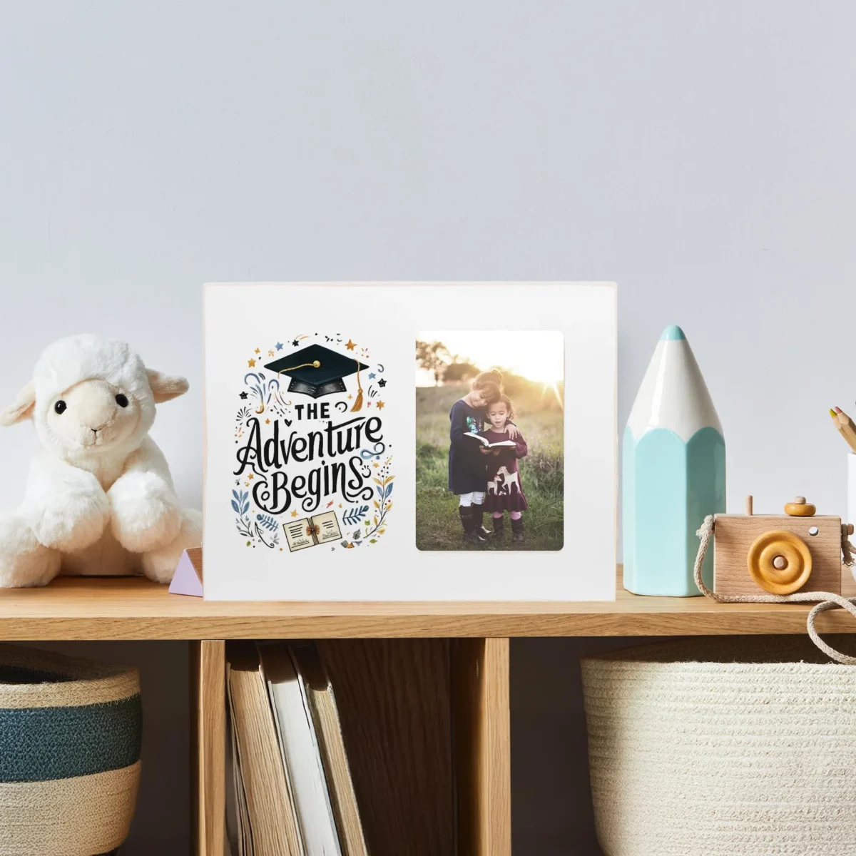 The Adventure Begins Horizontal Frame, graduation gift