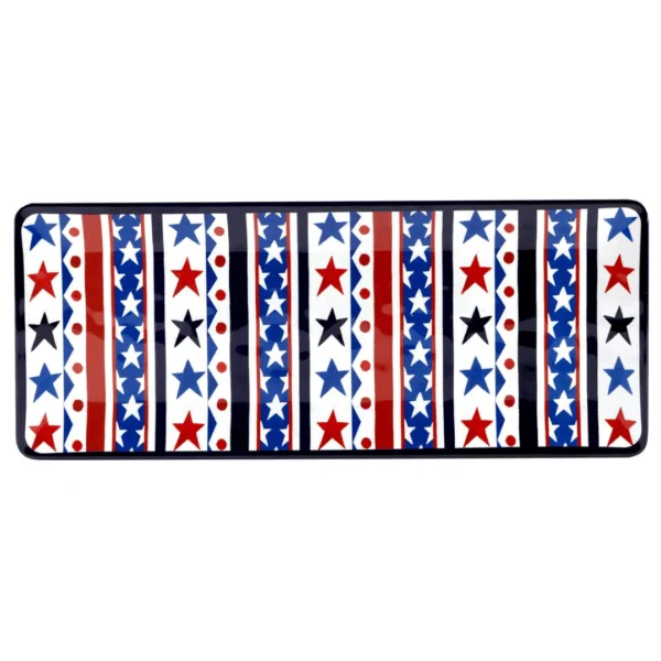Stars & Stripes Melamine Rectangular Platter