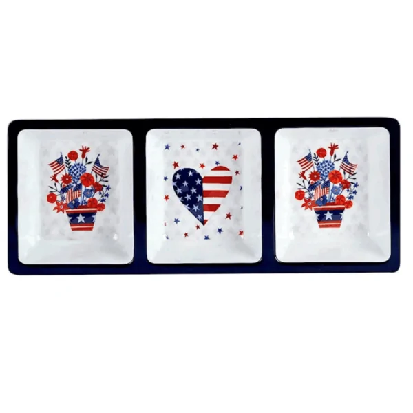 Star & Stripes Relish Tray
