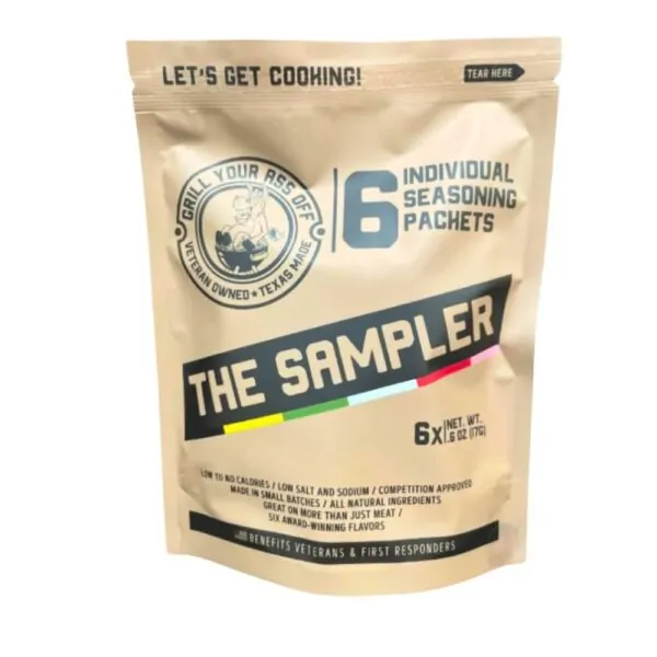Grill Your A** Off The Sampler Pack Of Seasonings