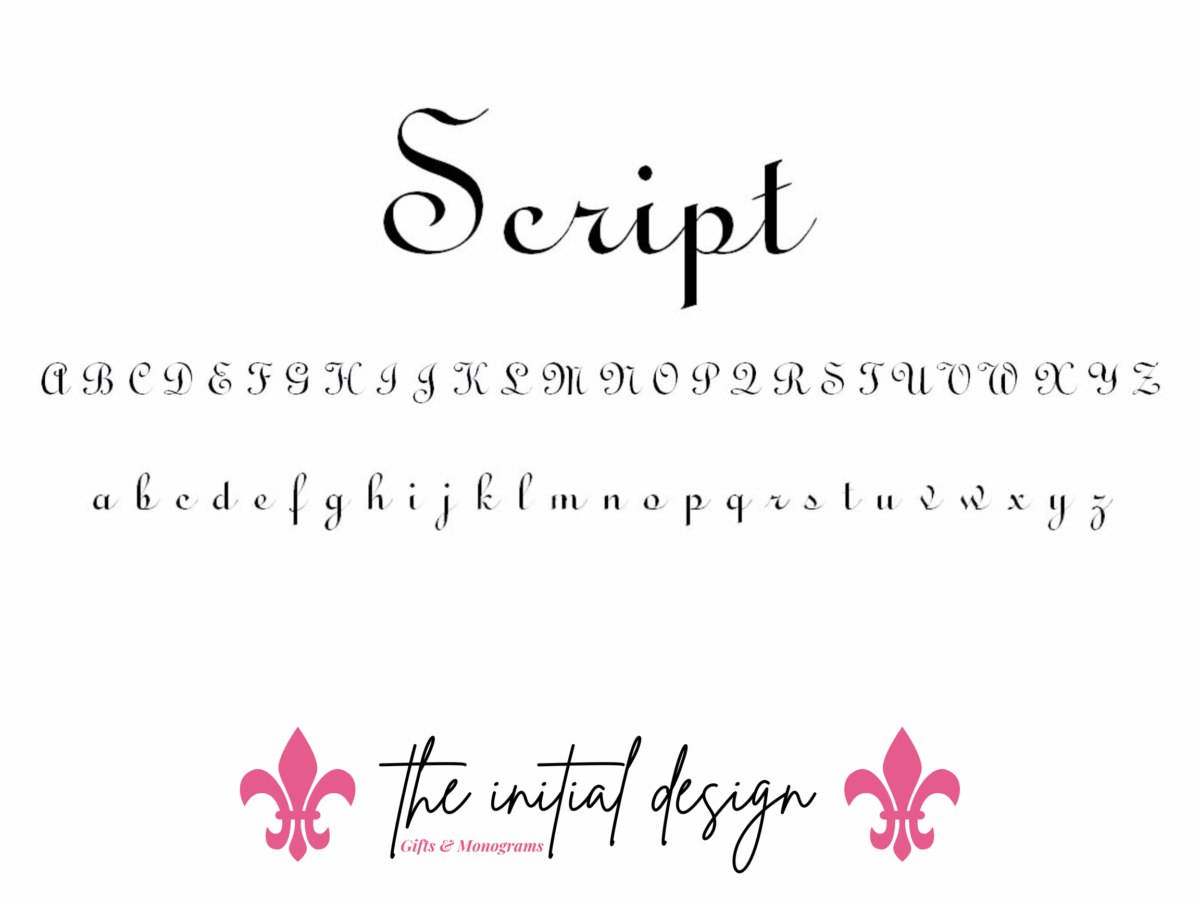Script Font Examples 2025