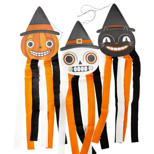 Vintage Halloween Hanging Characters, Halloween decorations