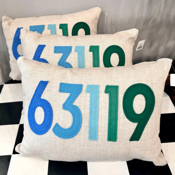 St. Louis 63119 Zip Code Pillow