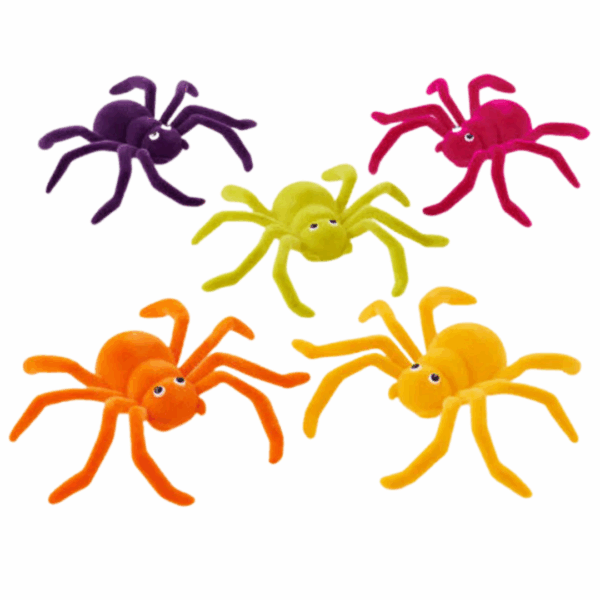halloween flocked spider, halloween decoration