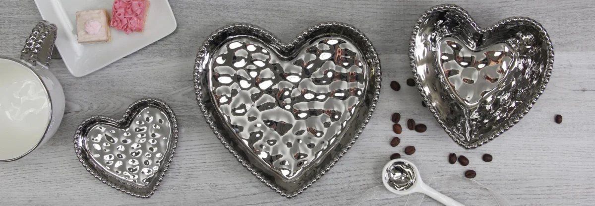 Silver Heart Bowl