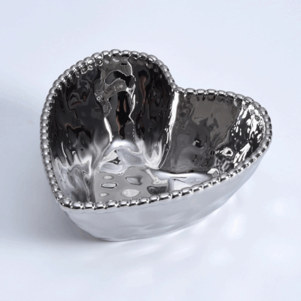Silver Heart Bowl