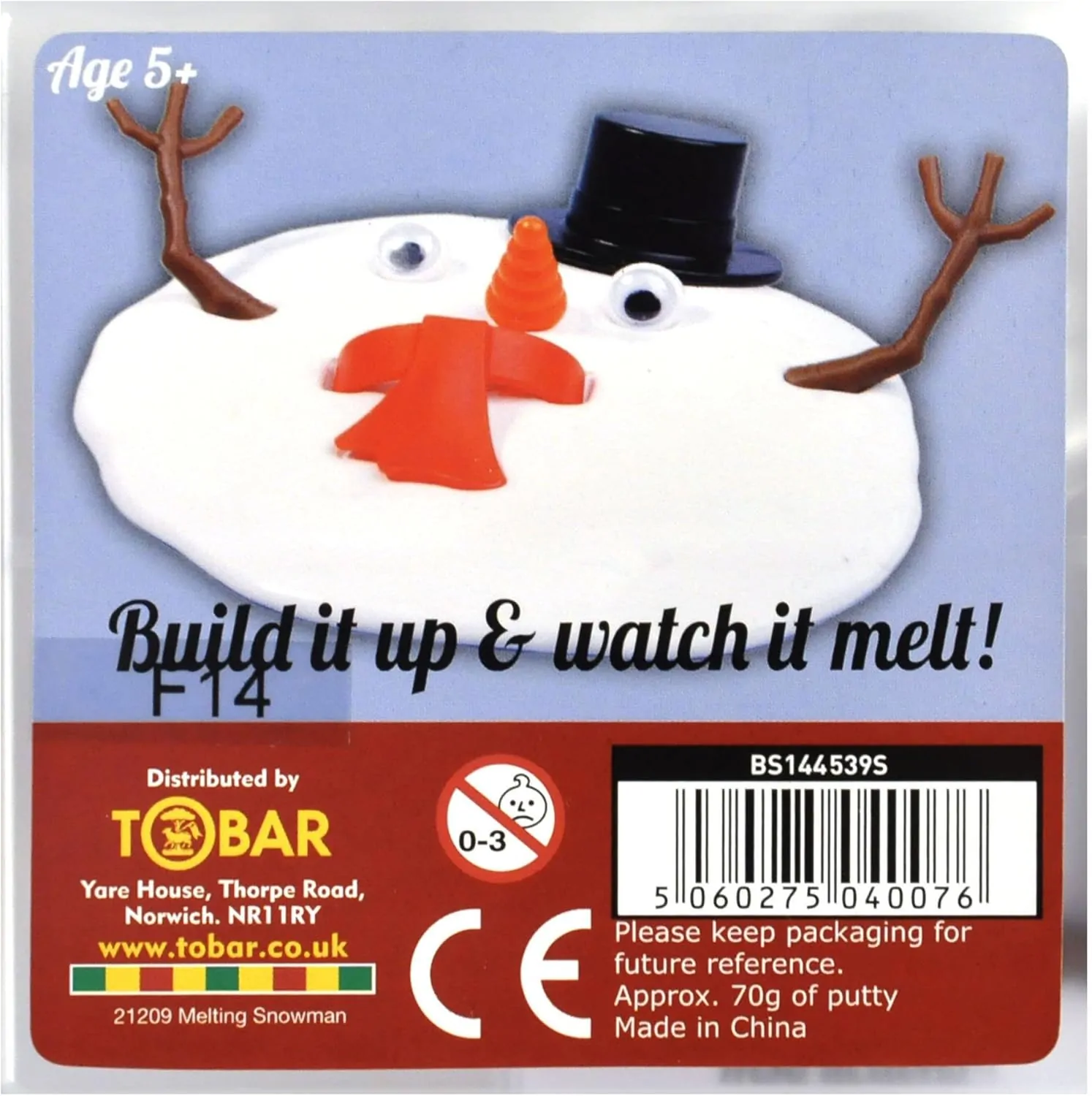 Melting Snowman, frosty the snowman toy. christmas gift