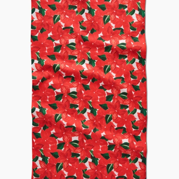 Christmas Flora Kitchen Tea Towel