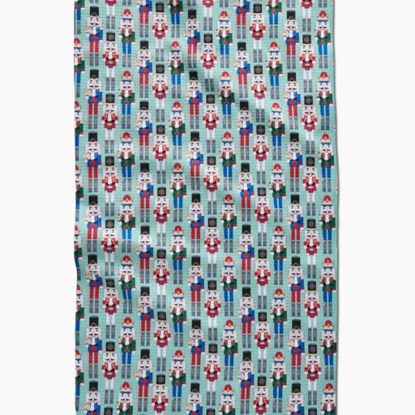 Nuts Cracking Tea Towel, nutcracker
