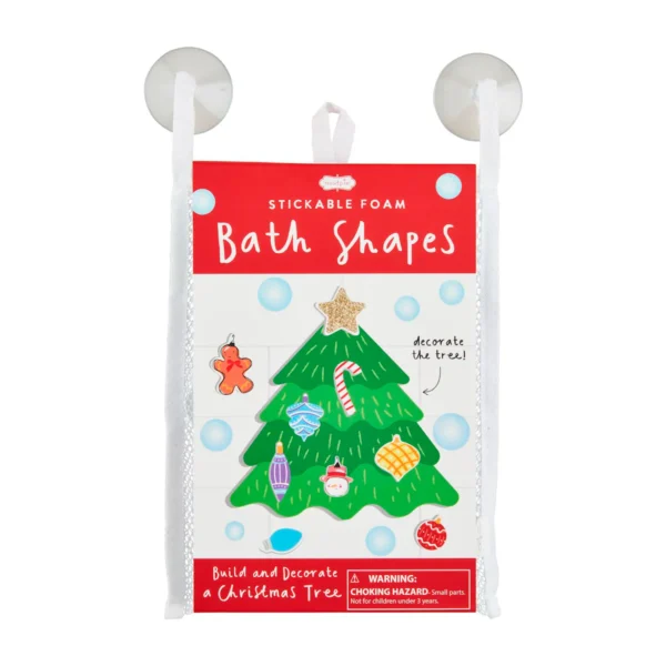 Green Christmas Tree Bath Stickable Set