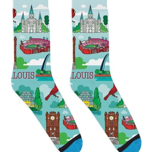 St. Louis Landmarks Socks