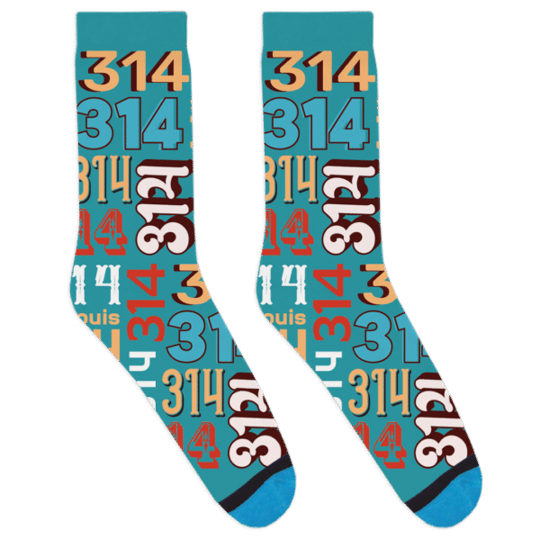St. louis Area Code Socks