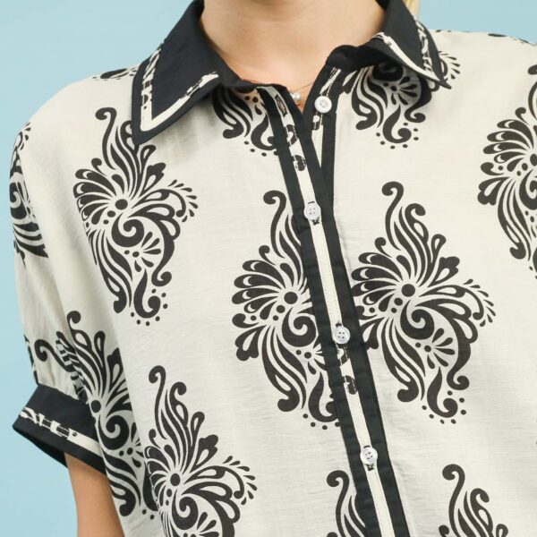 Nothing But Chic Collared Top