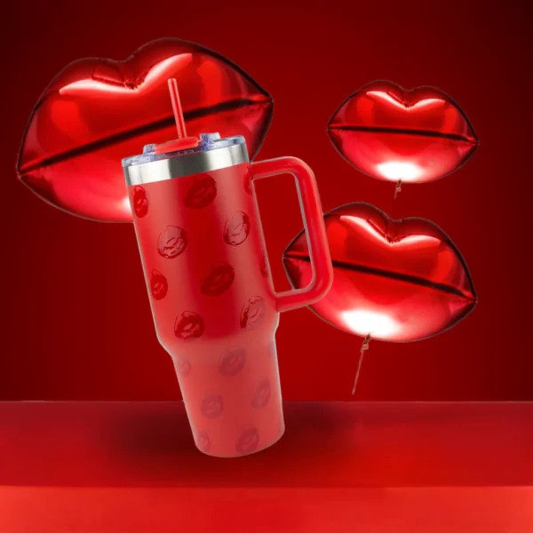Red Kisses Big Swig 40oz Tumbler