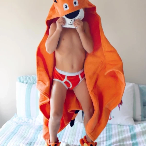 Tiger Hooded Towel