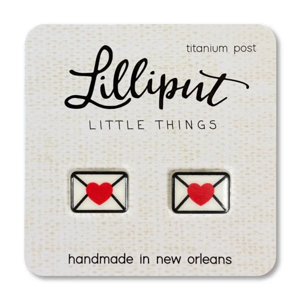 Love Letter Valentine's Day Earrings