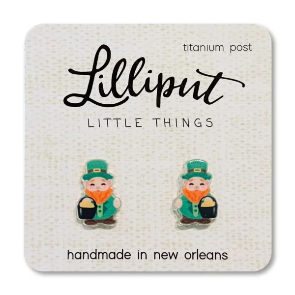 Cute Leprechaun Earrings