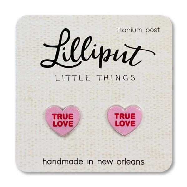True Love Candy Heart Earrings