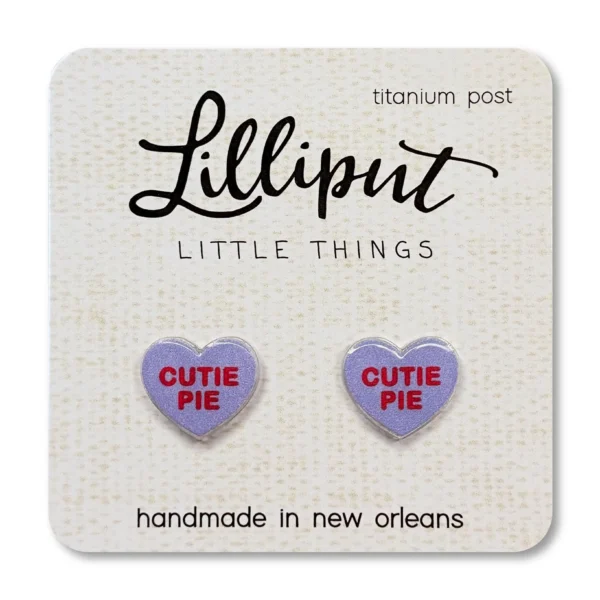 Cutie Pie Candy Heart Earrings